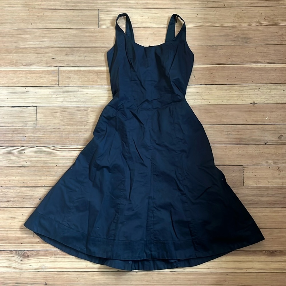 SJP Bitten black cotton dress Size 6